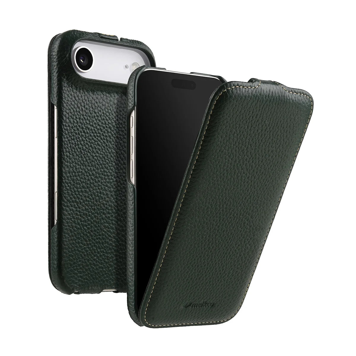 Echtleder Flip Case für iPhone 17 Pro Max