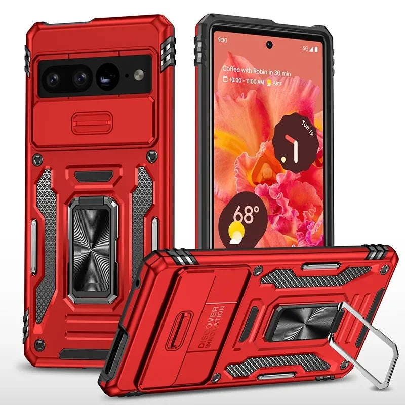 Robuste Pixel 9A Pro Schiebeobjektiv Hülle