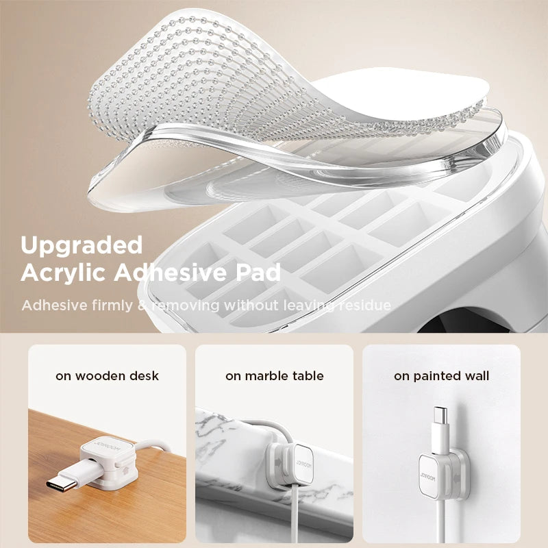 Magnetische Kabelklemmen 3/6 Stück für Schreibtisch