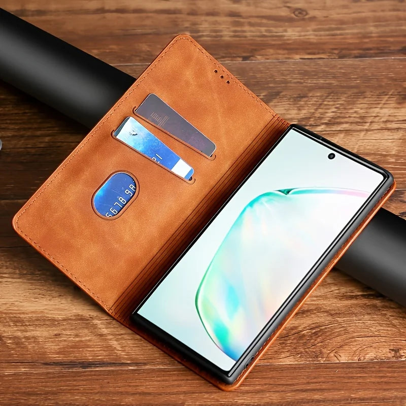 Luxus PU Leder Flip Hülle für Pixel