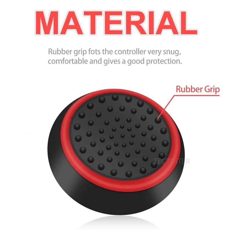 Silikon Daumen-Griffe für PS5/PS4/Xbox Controller 4er Set
