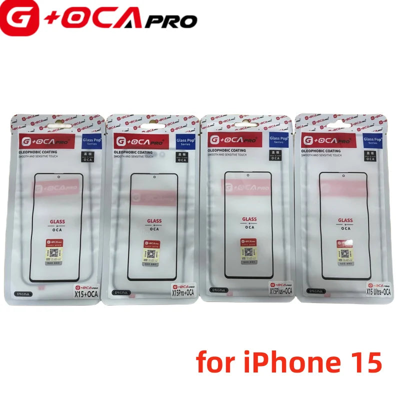 5-teiliges Frontglas mit OCA für iPhone 17 Serie