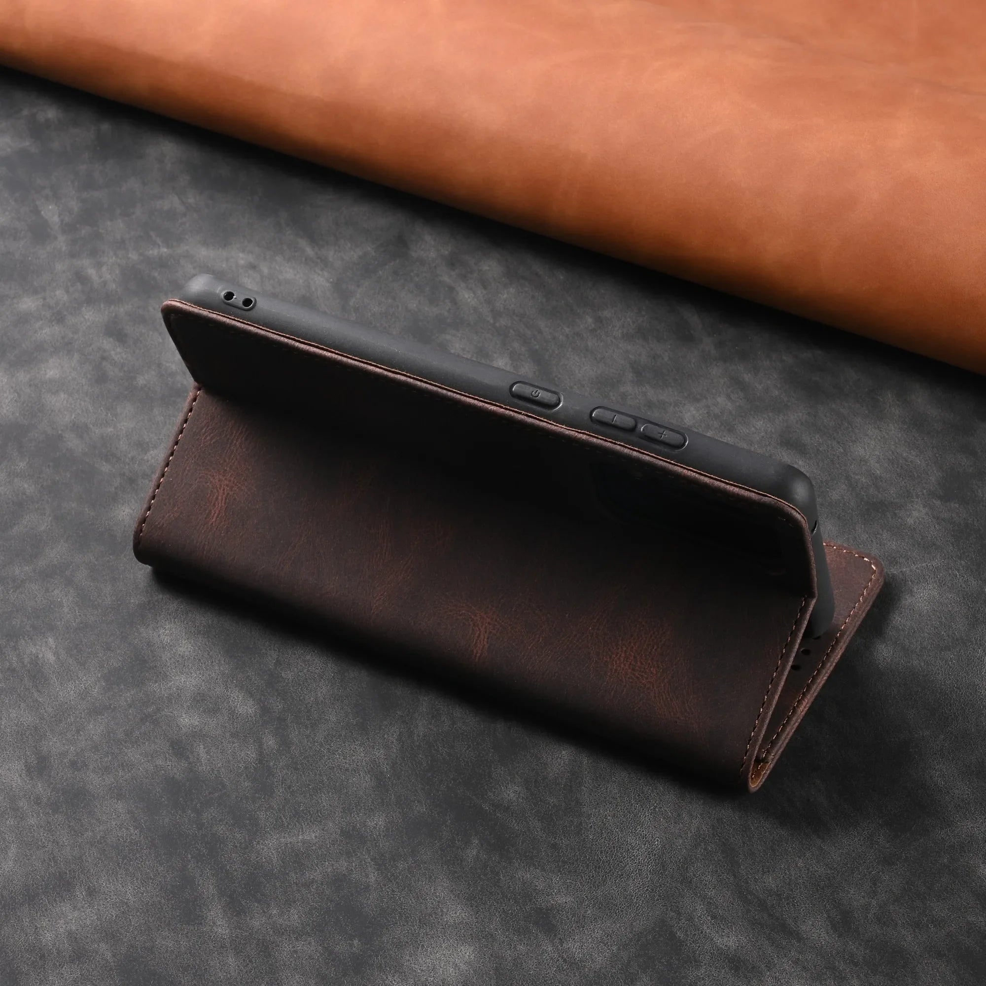 Leder Flip Hülle für Samsung Galaxy
