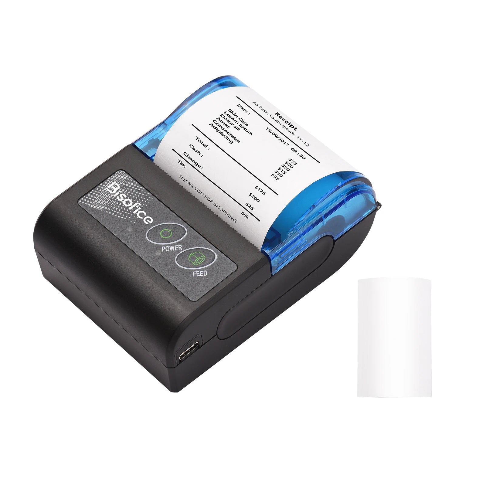 Bisofice Mobiler 58mm Quittungsdrucker für Restaurants
