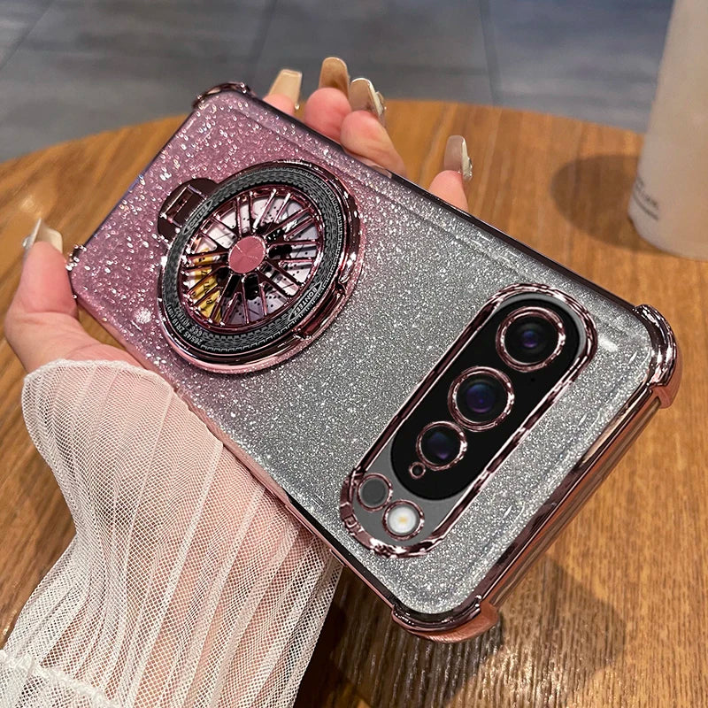 Glitzernde Silikonhülle für Google Pixel 10