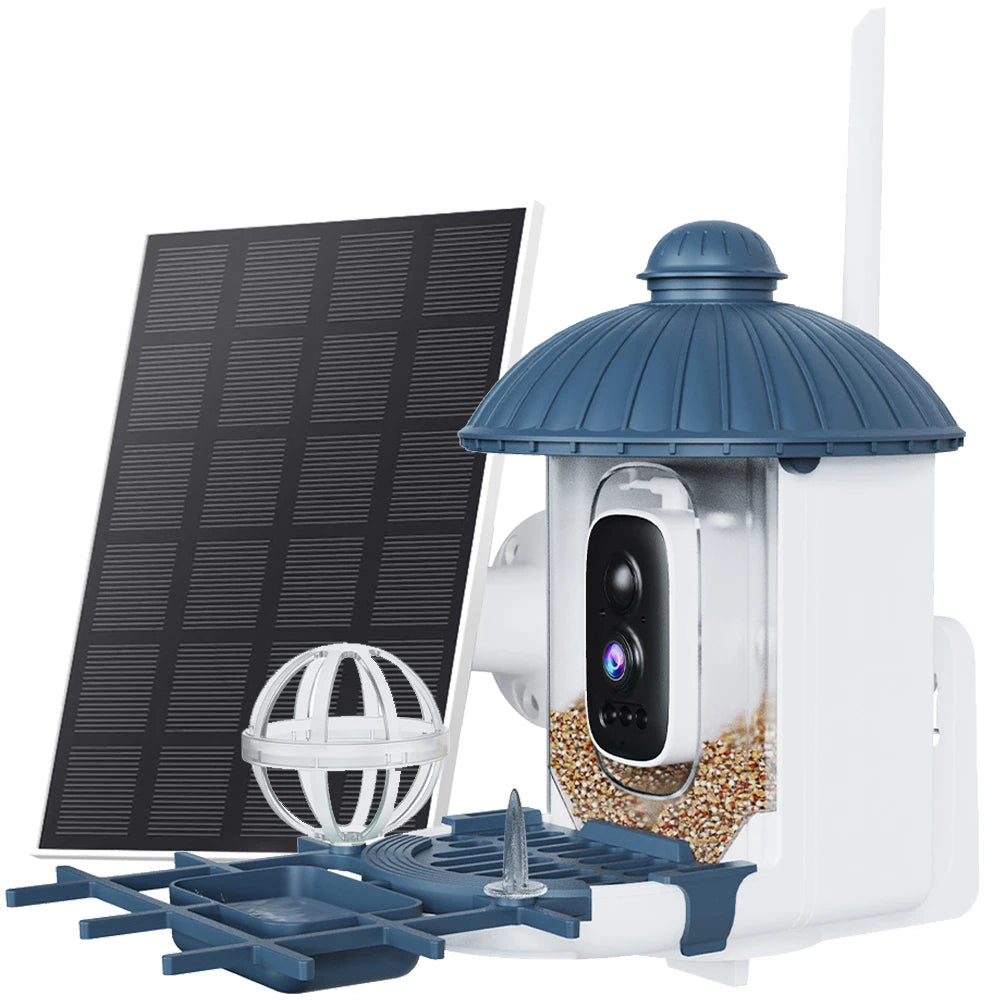 Solar WLAN Vogelhauskamera mit 4MP HD Nachtsicht