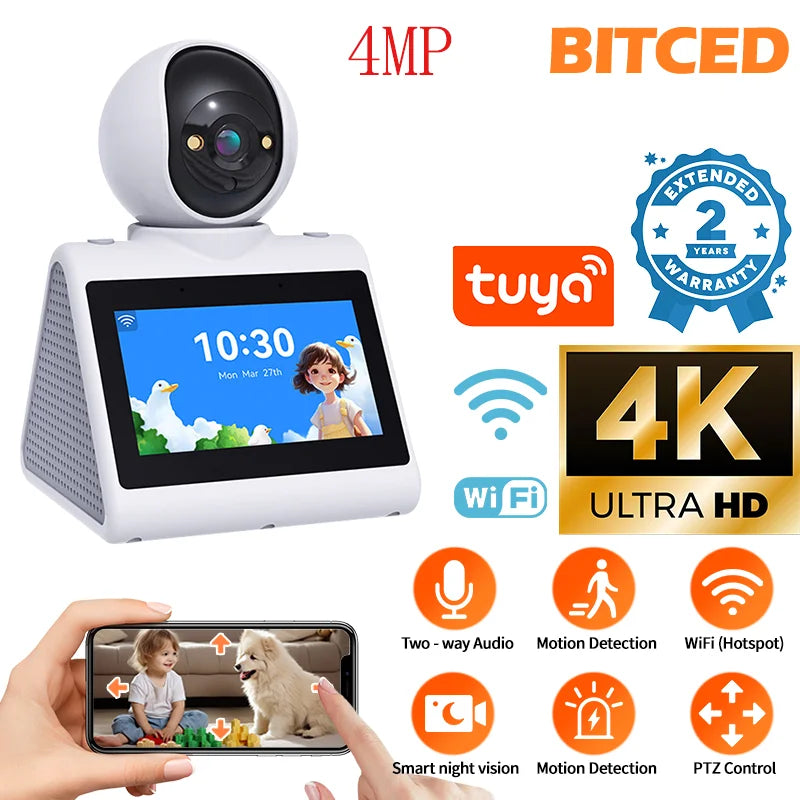 2MP WLAN Innenkamera mit Audio & Nachtsicht