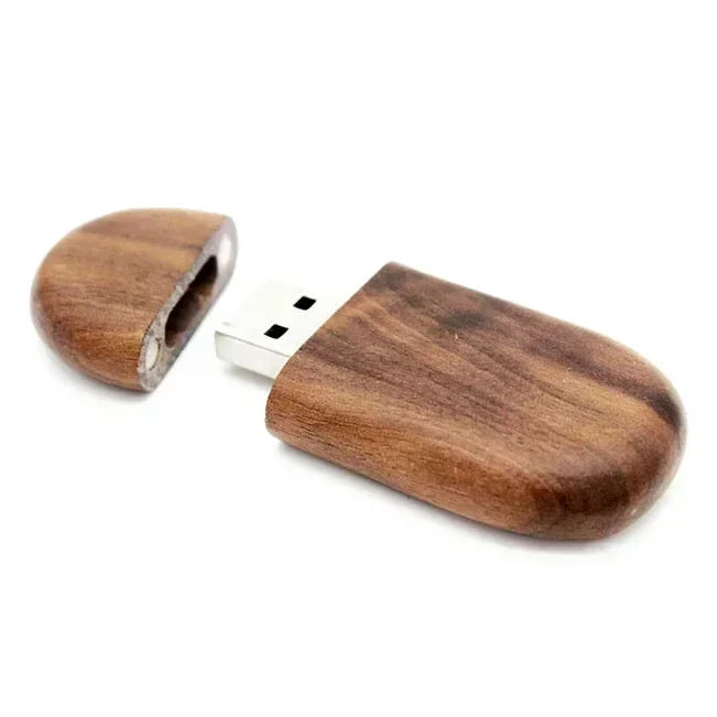 JASTER USB-Stick 2.0 128 GB Holz mit Logo
