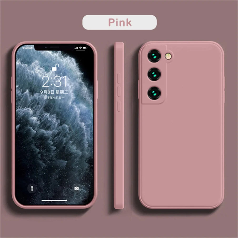 Luxus Flüssigsilikon Hülle Samsung