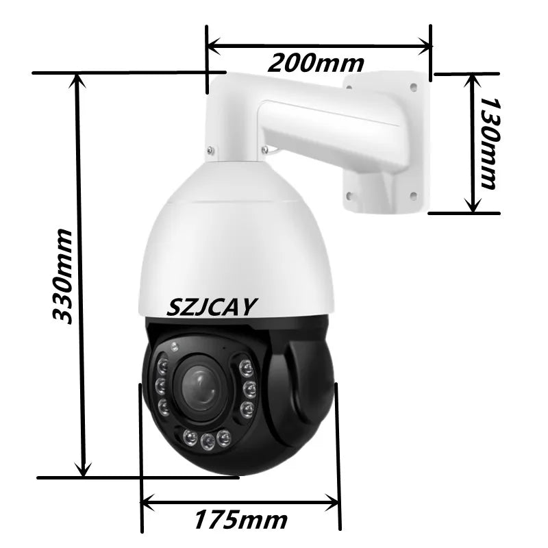 16MP 8K PTZ Kamera mit 99X Zoom & 4G Tracking