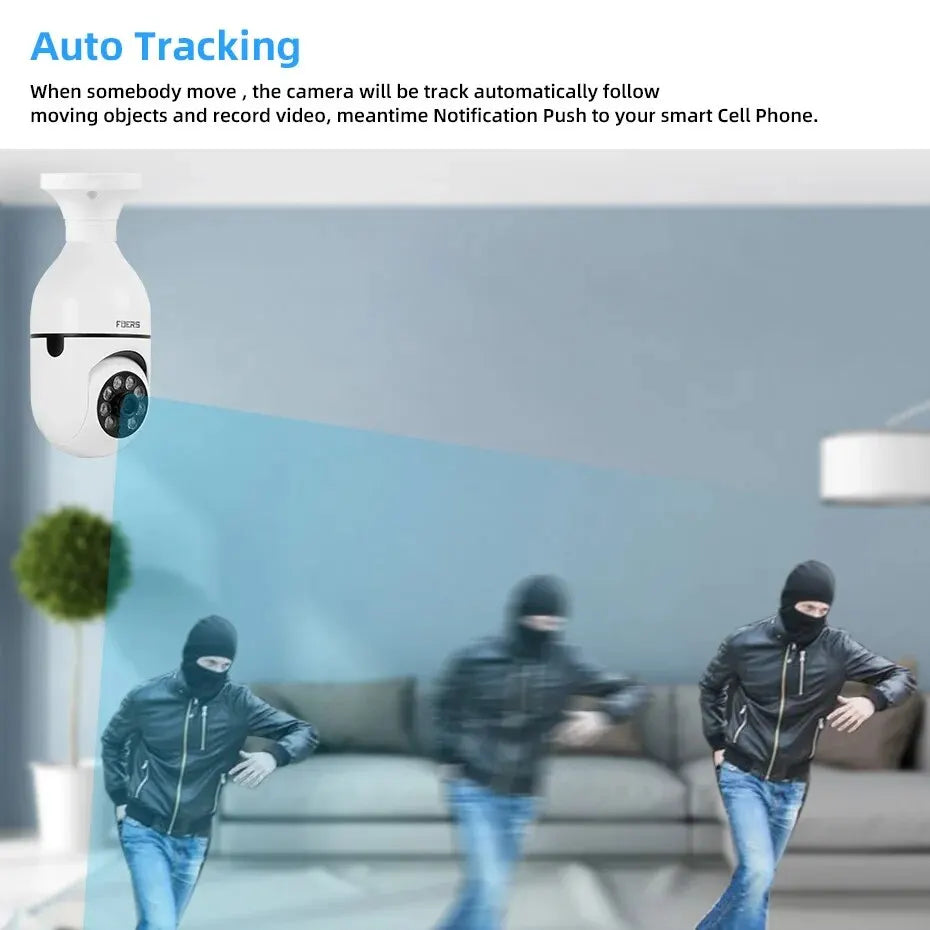 E27 Glühbirne IP Kamera mit Zoom