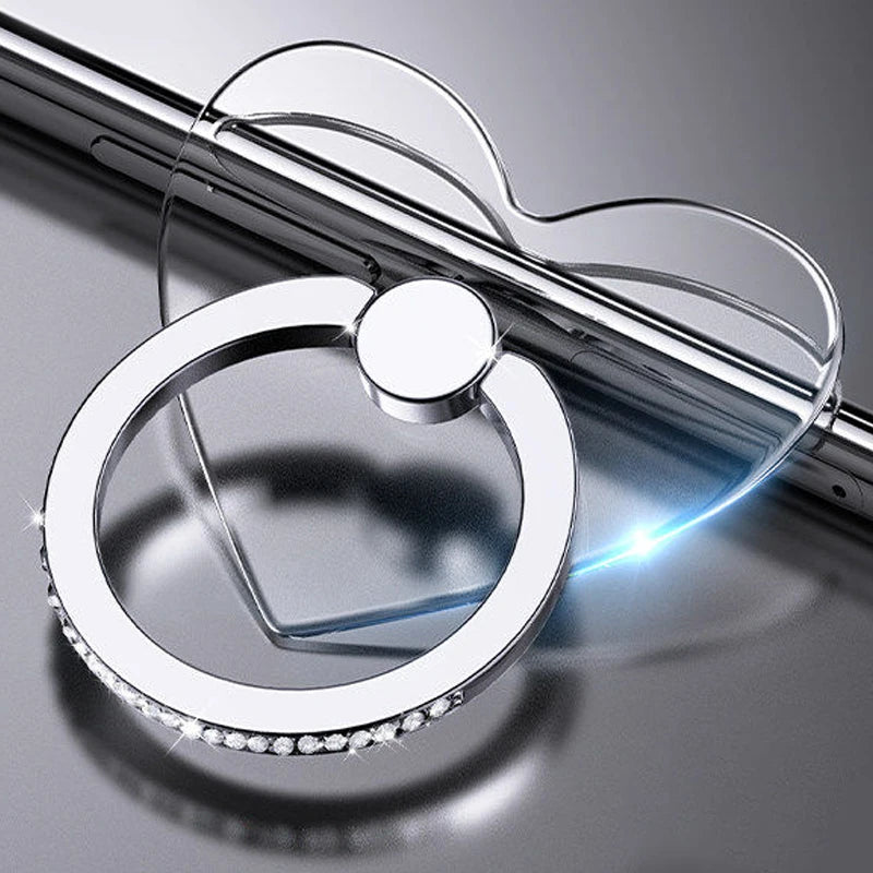 Transparenter Handy-Ringhalter 360°