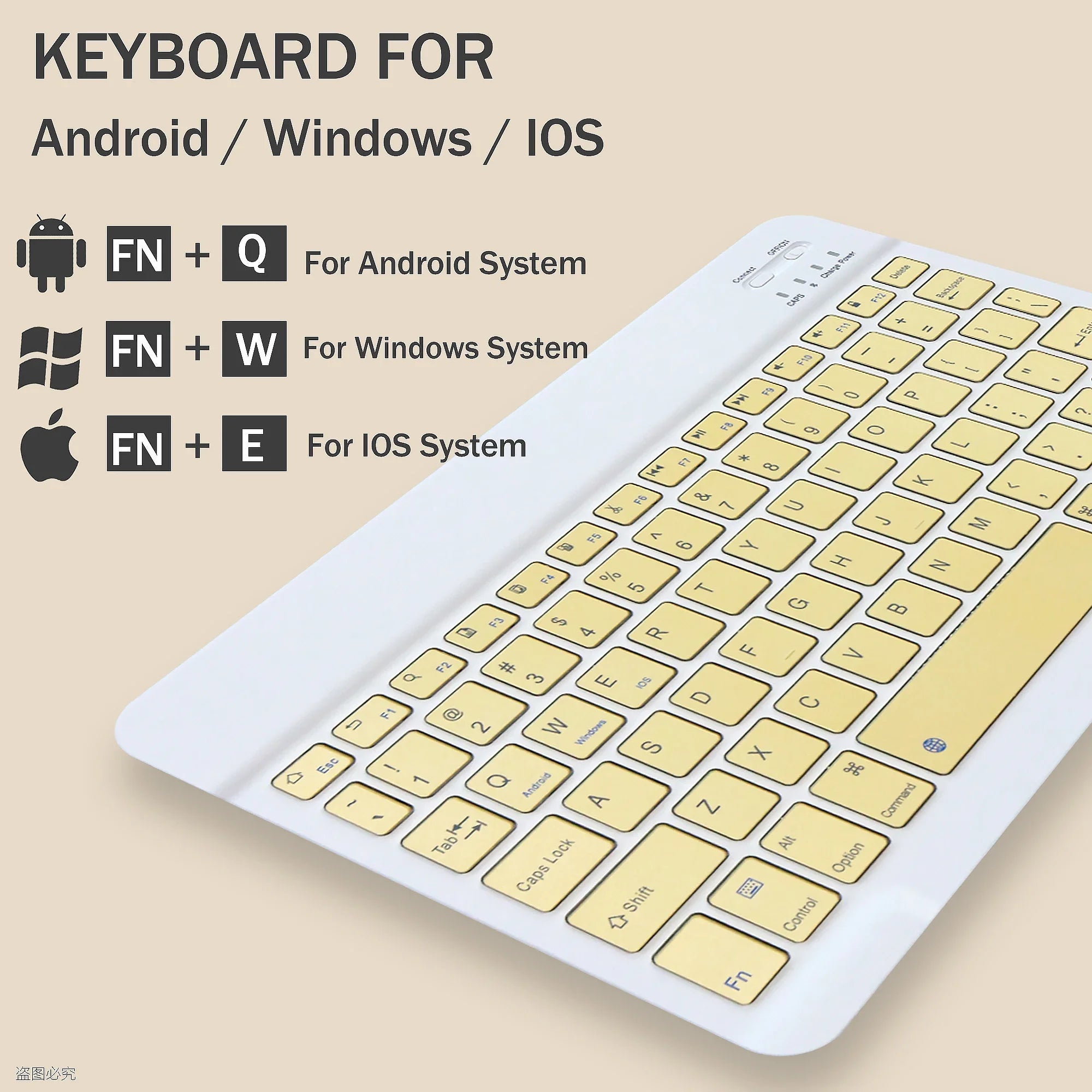 iPad 10 10,9" Bluetooth Tastaturhülle