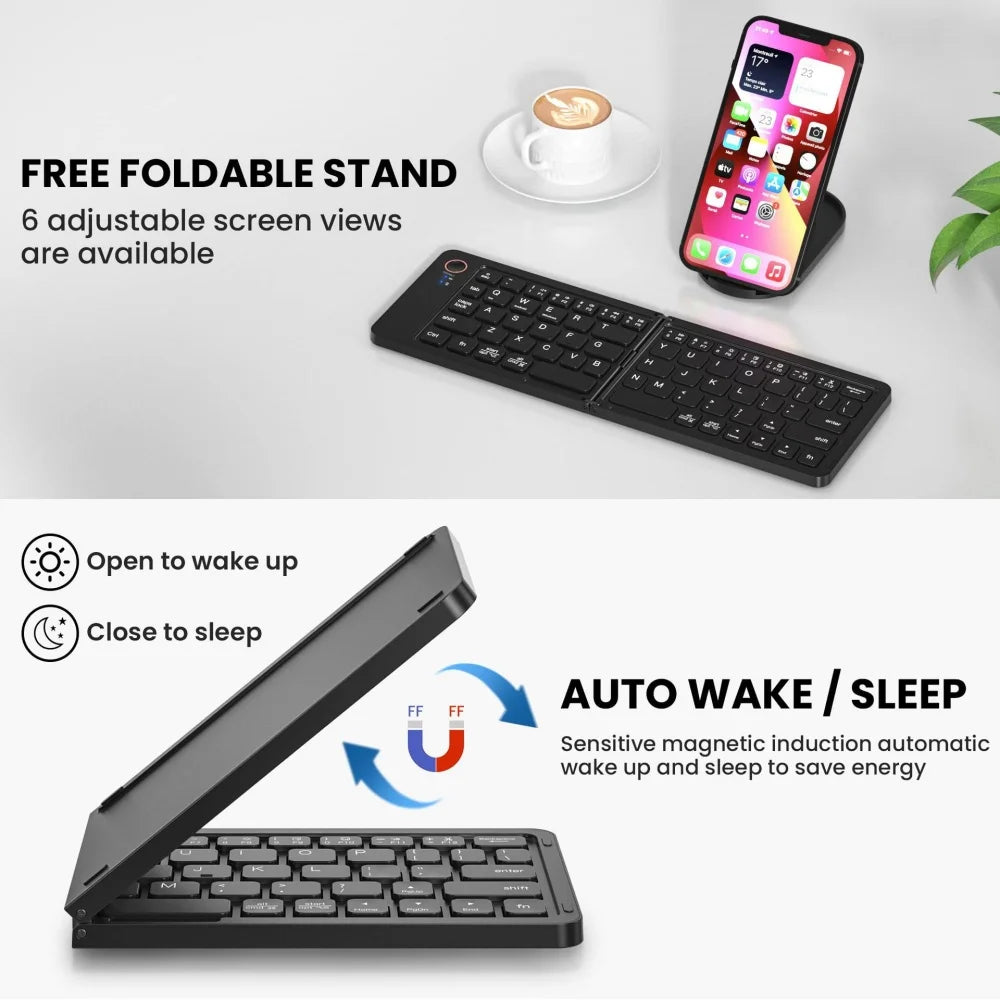Faltbare Bluetooth-Tastatur Mini