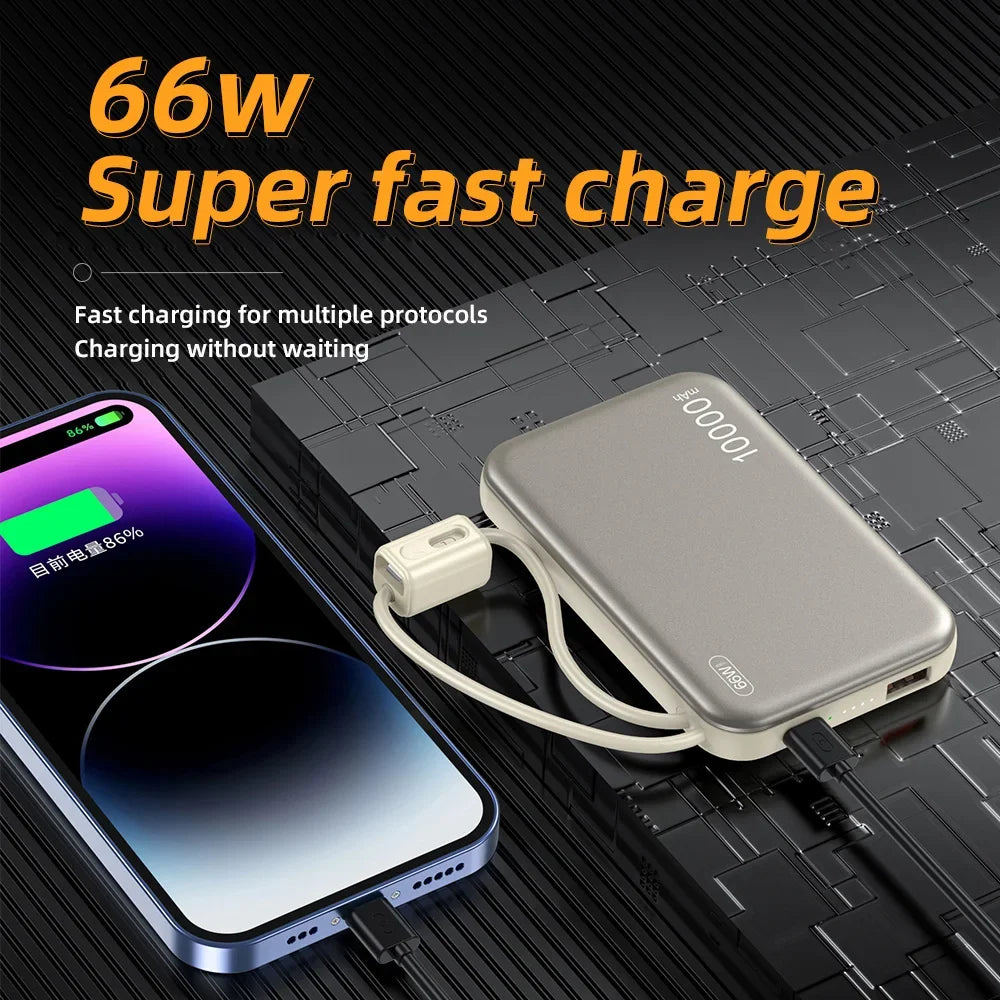 10000mAh 66W Powerbank Flugzeugsicher