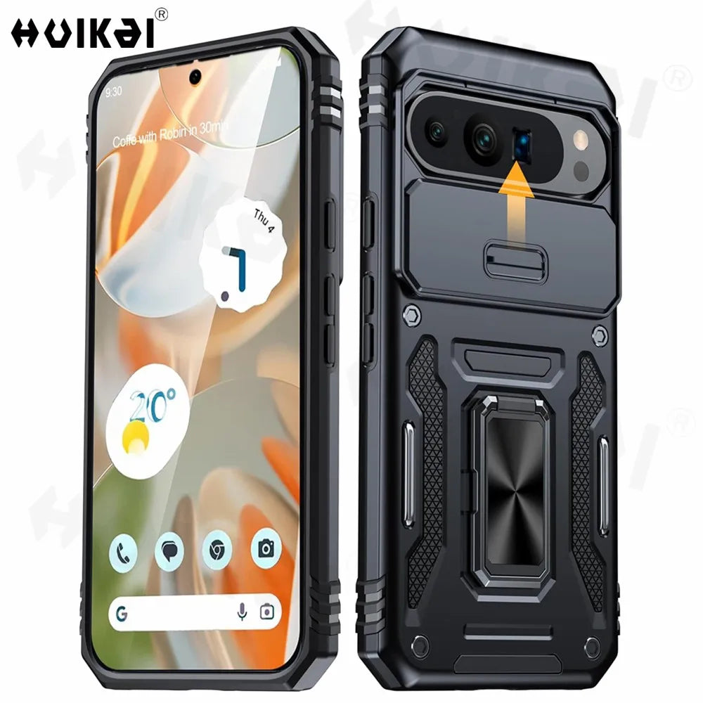 Robuste Pixel 9A Pro Schiebeobjektiv Hülle