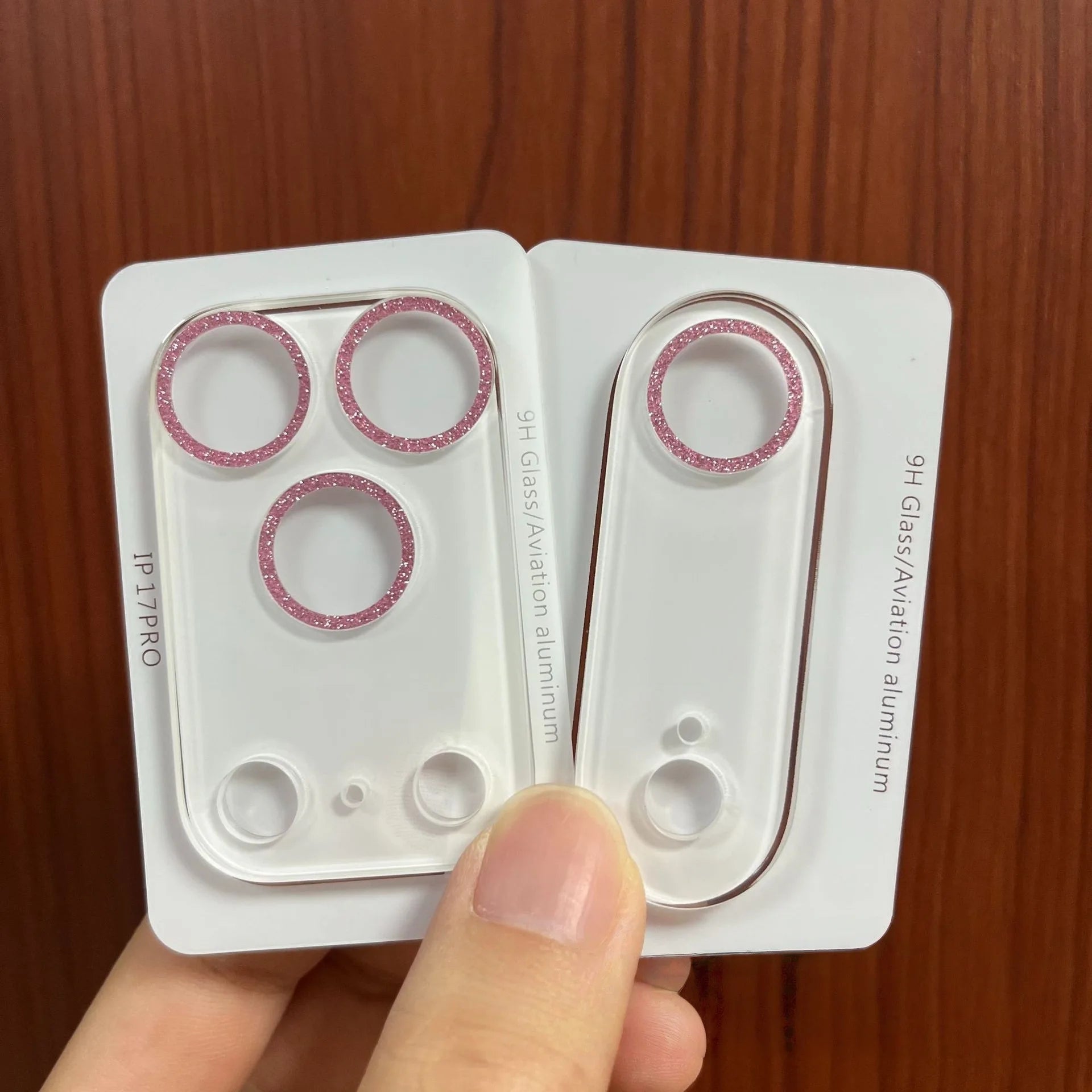 3D Glitzer Kamera Schutzfolie für iPhone 17 Serie