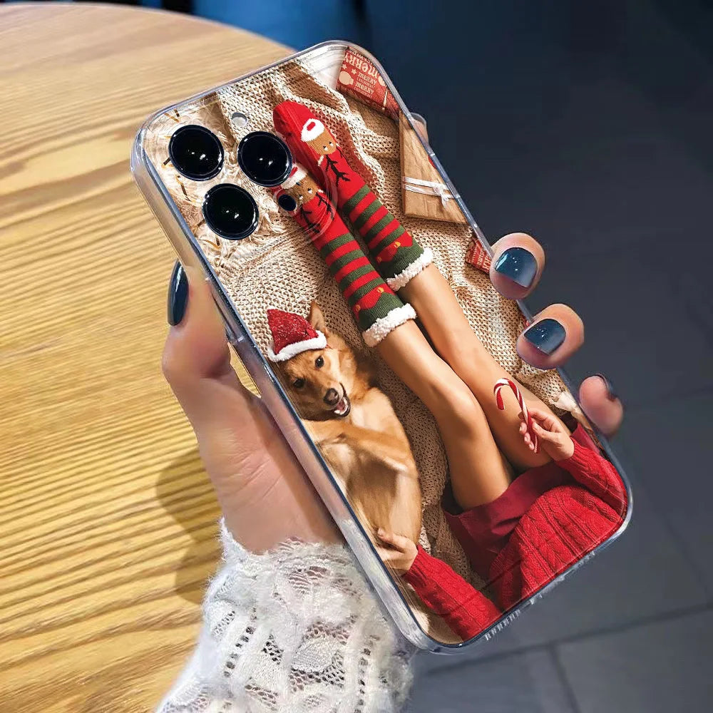 Weihnachts TPU Handyhülle für Samsung S25