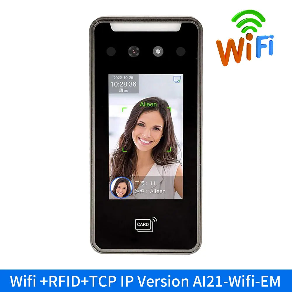 Gesichtserkennung Terminal mit WiFi & Zeiterfassung