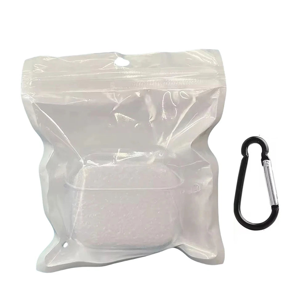 Transparente AirPods Hülle mit Schlüsselanhänger