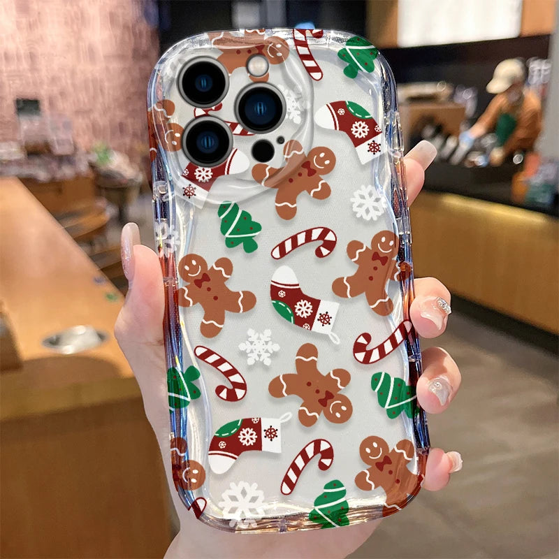 Weihnachts Silikonhülle für iPhone 16 Pro Max