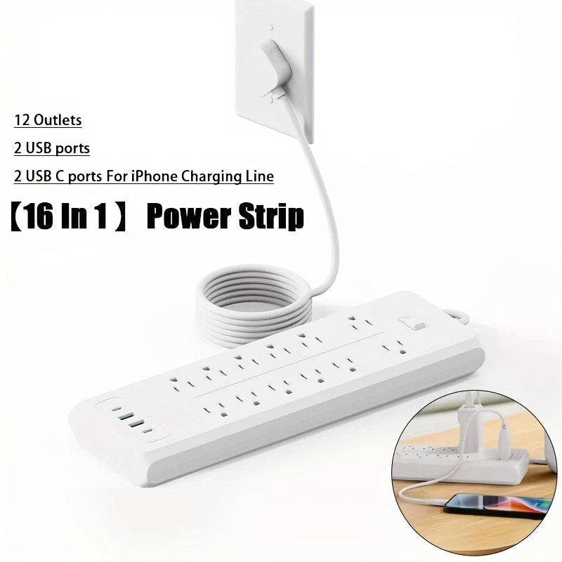 Steckdosenleiste mit USB C & AC-Anschlüssen