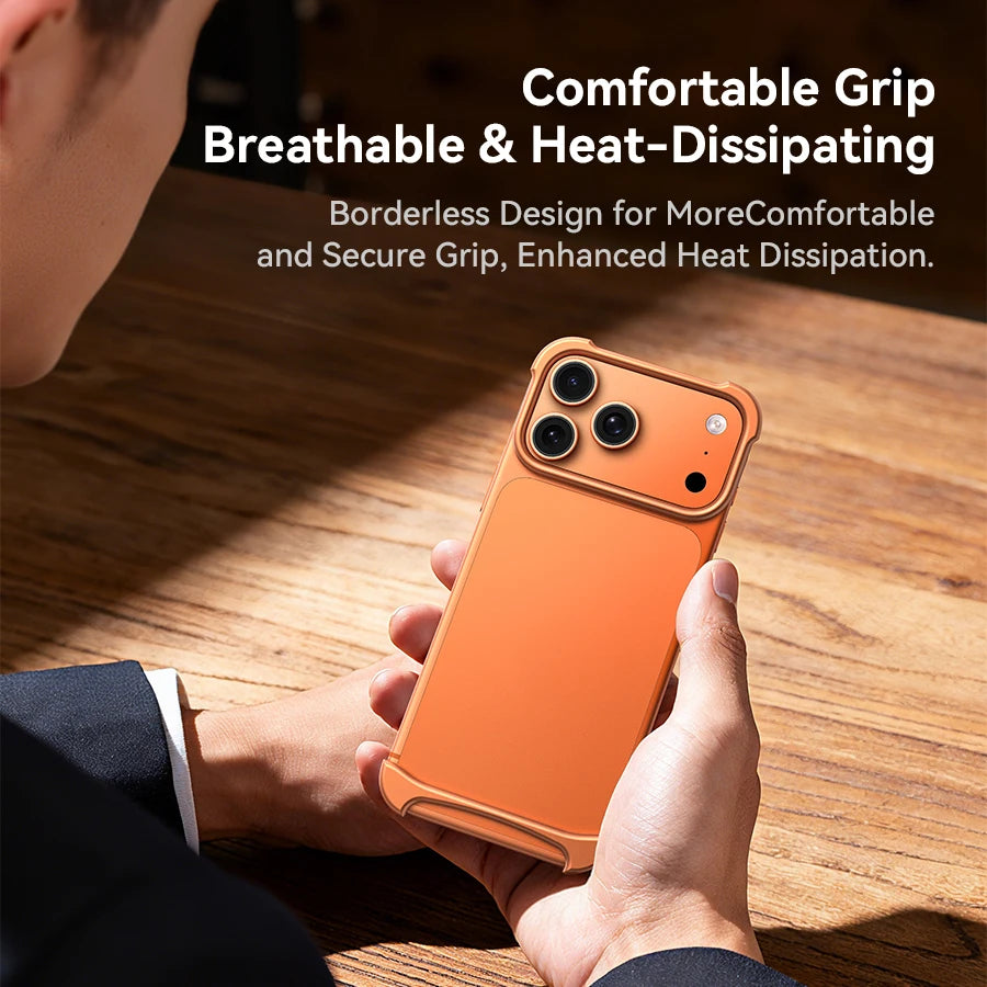 Luxus Arc Metall Bumper Hülle für iPhone 17 Pro Max