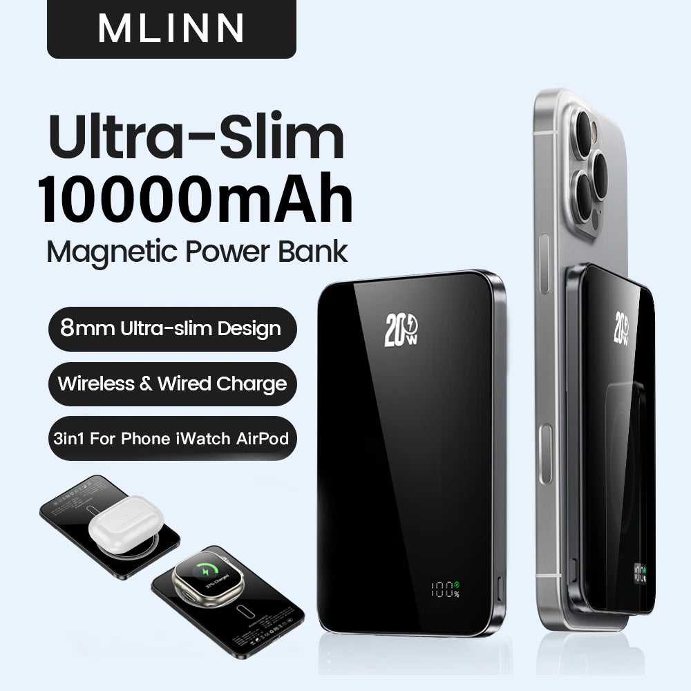 10000 mAh MagSafe Powerbank 20W Slim