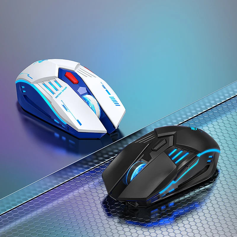 RGB Gaming-Maus 6D, Bluetooth, 2,4G, kabelgebunden