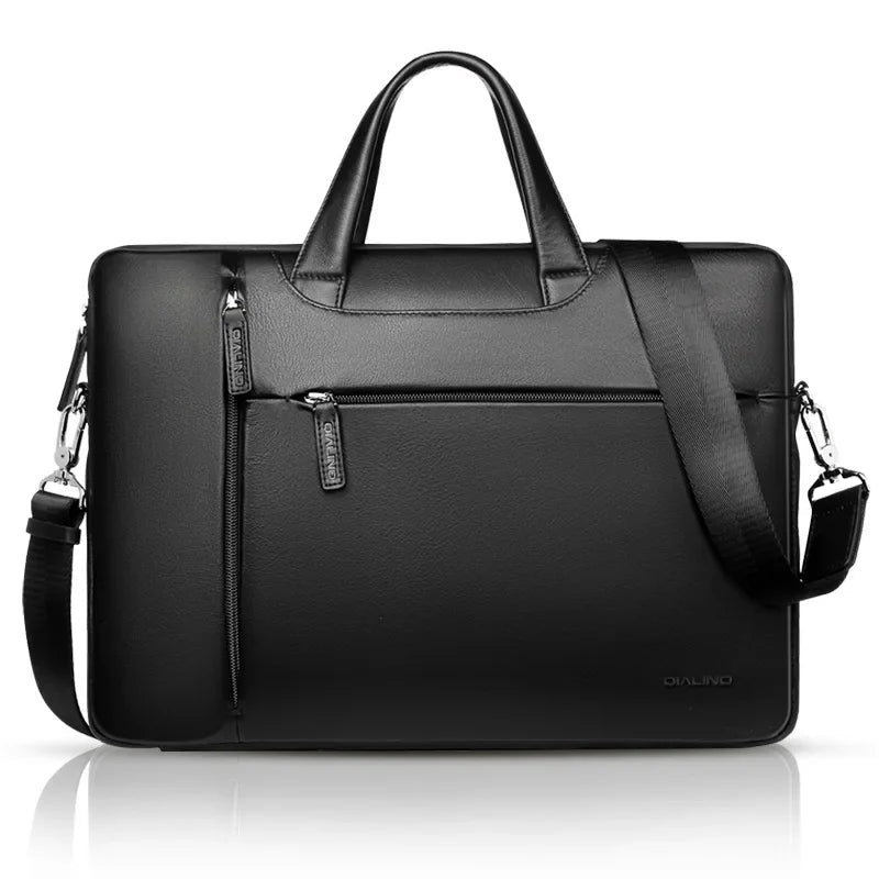 Leder-Aktentasche MacBook Pro 13–15 Zoll