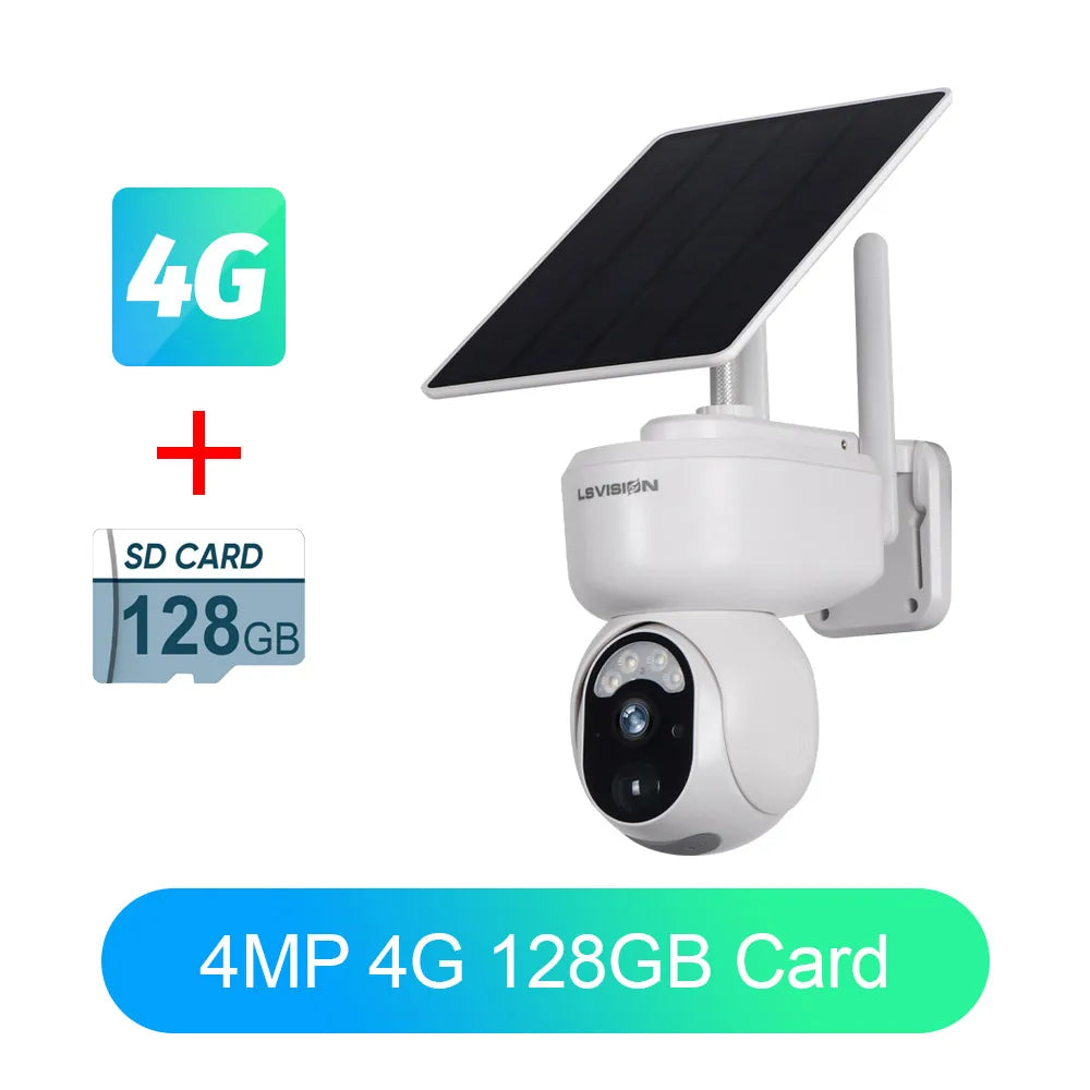 2K 4G Solar Überwachungskamera Outdoor PTZ WLAN