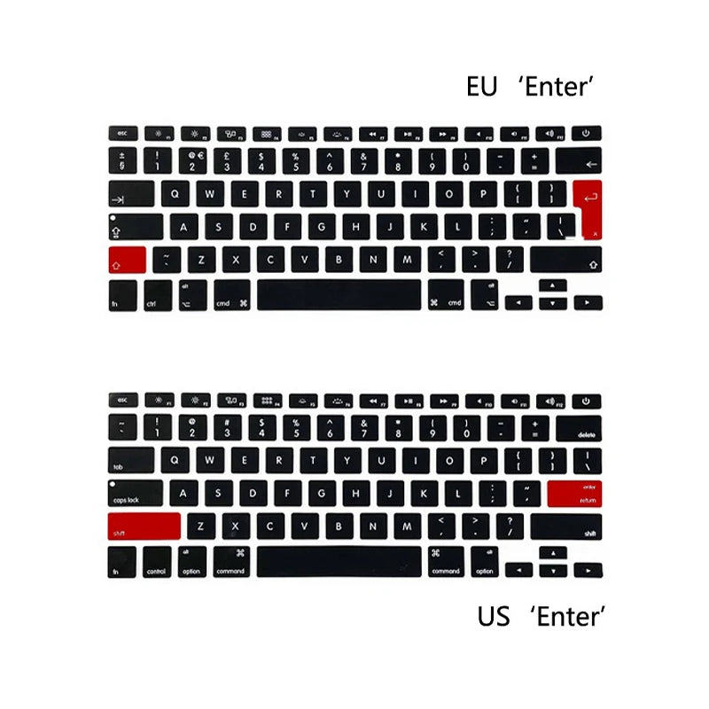 Bunte Tastaturabdeckung für MacBook