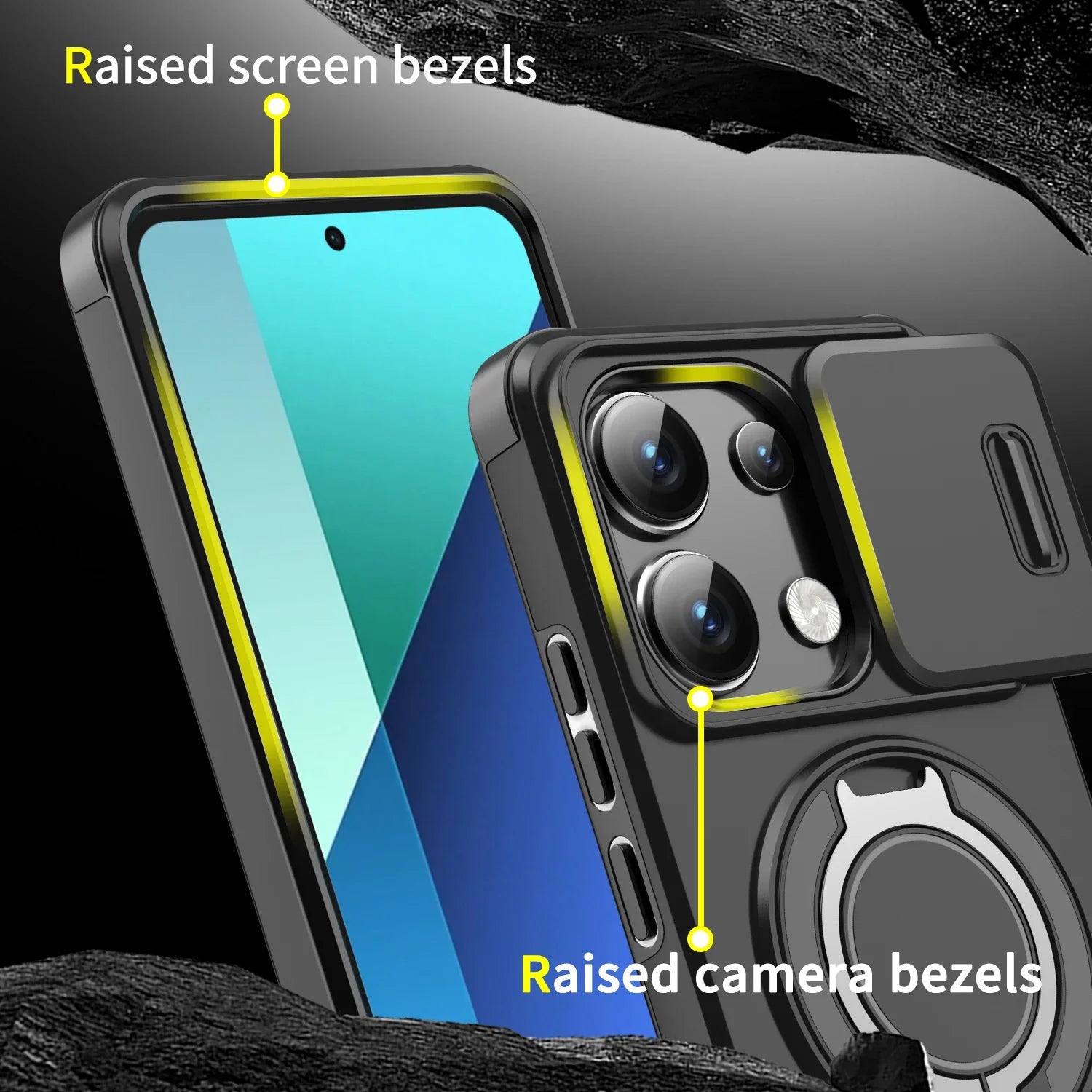 Stoßfeste magnetische Redmi Note 14 Hülle