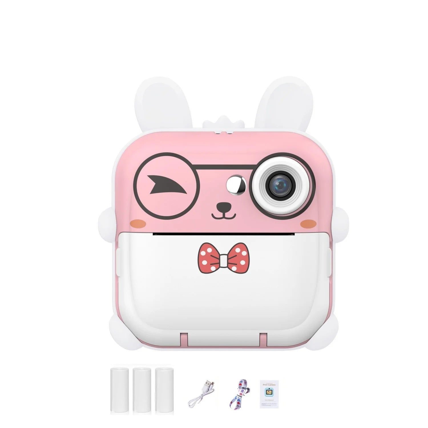 Kinder 1080P HD Digitalkamera Mini Thermodrucker