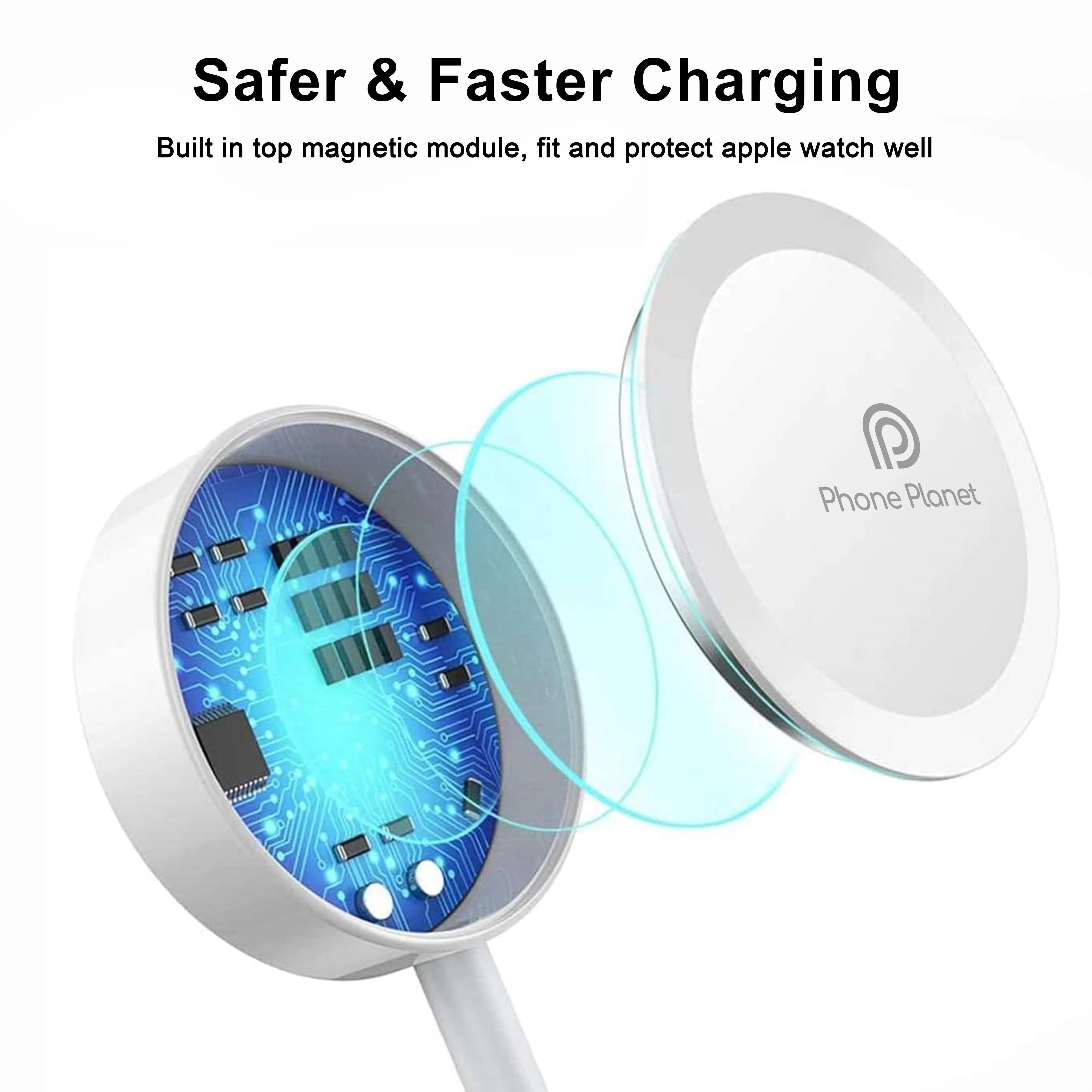 Tragbares 2-in-1 Magnetisches Uhrenladegerät