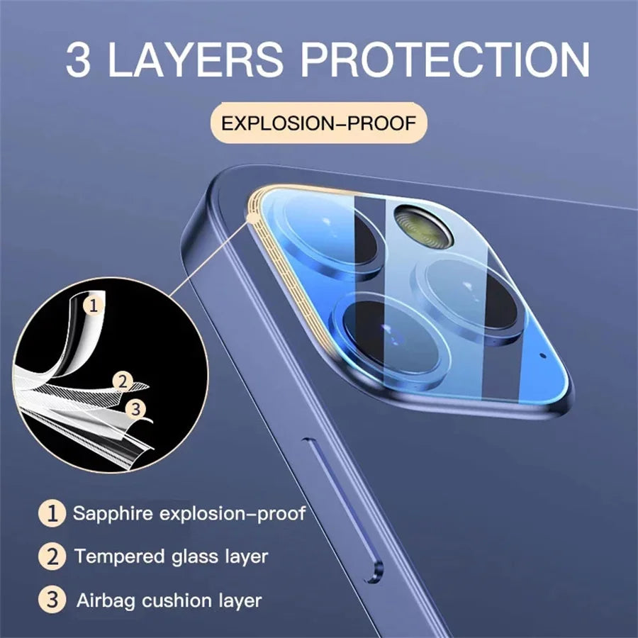3PCS HD Camera Lens Glass for iPhone 17 Air