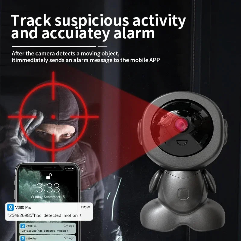 8MP WLAN Innenkamera mit PTZ & Auto-Tracking