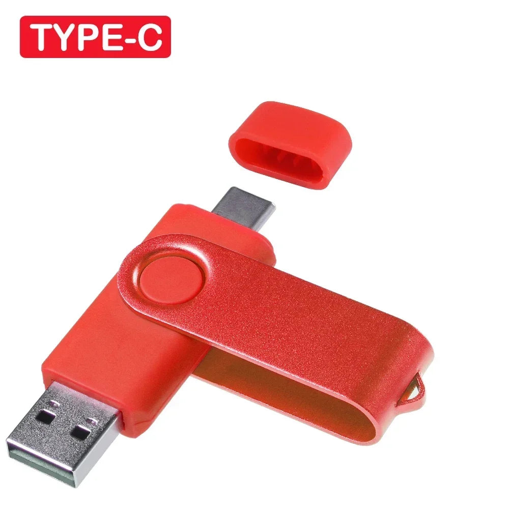 Typ-C USB-Flash-Laufwerk 128 GB Rot