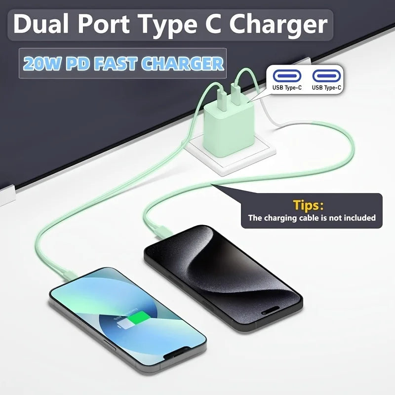 Schnellladegerät Dual-Port 20W+20W