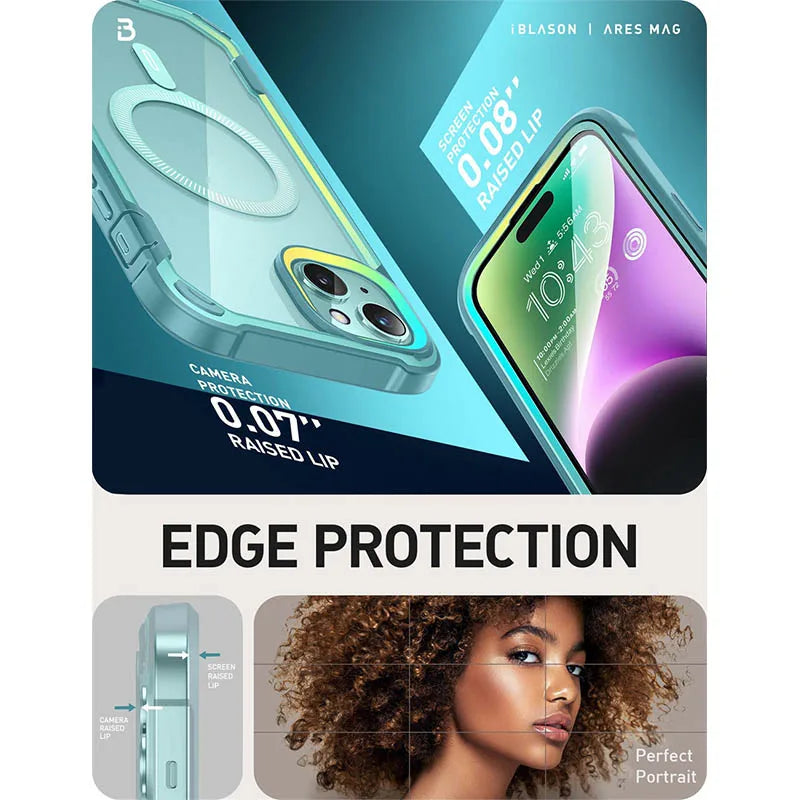 Stoßfeste Hülle für iPhone 17 mit Displayschutz