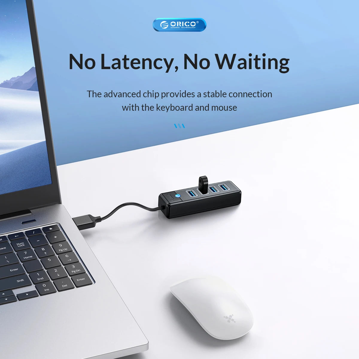 ORICO USB 3.0 HUB 4 Ports Mini OTG Adapter