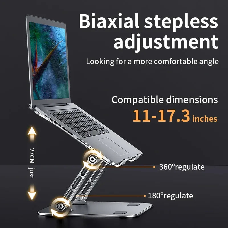 Verstellbarer Aluminium Ständer für Laptop & Tablet