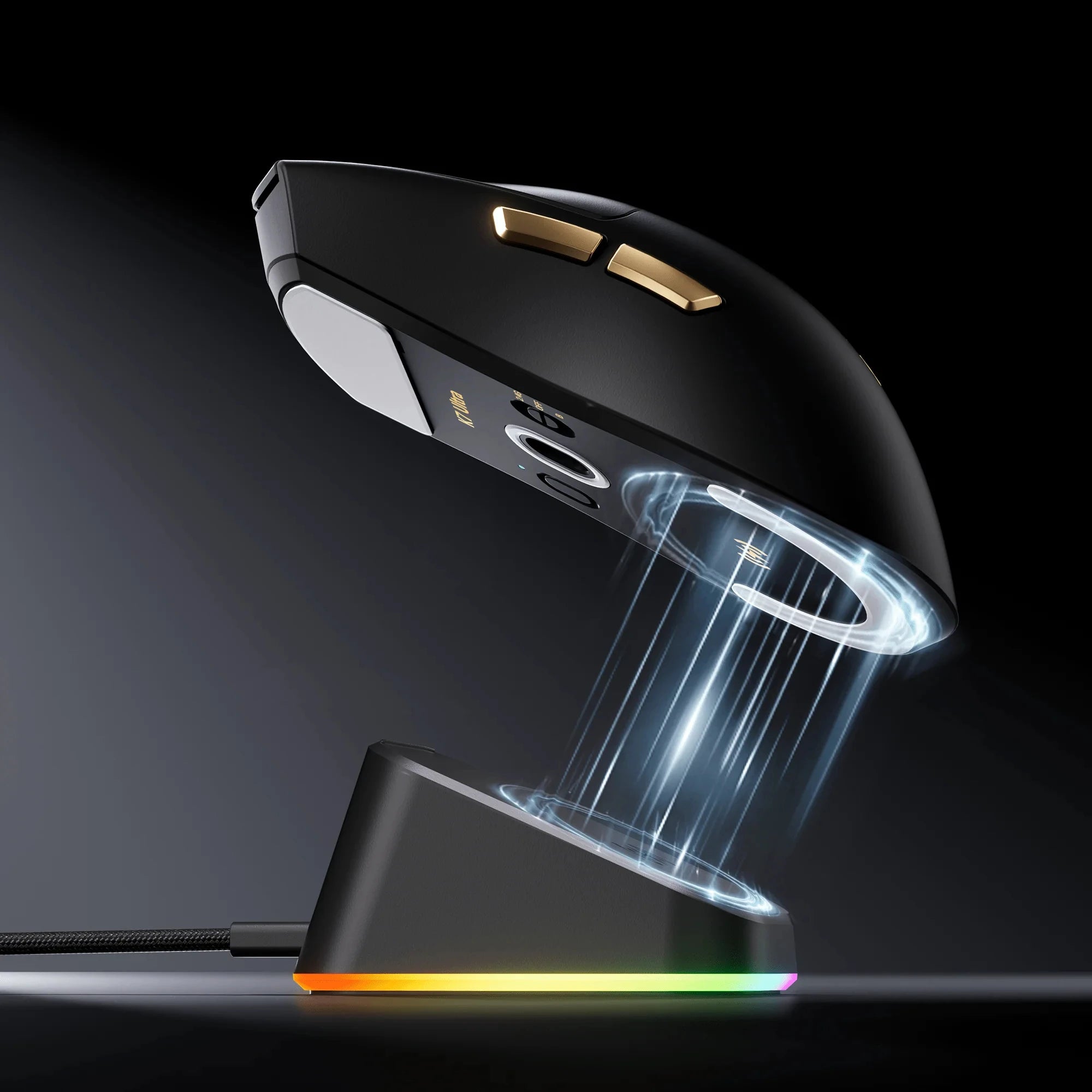 Leichte kabellose Gaming-Maus mit 8K Polling-Rate