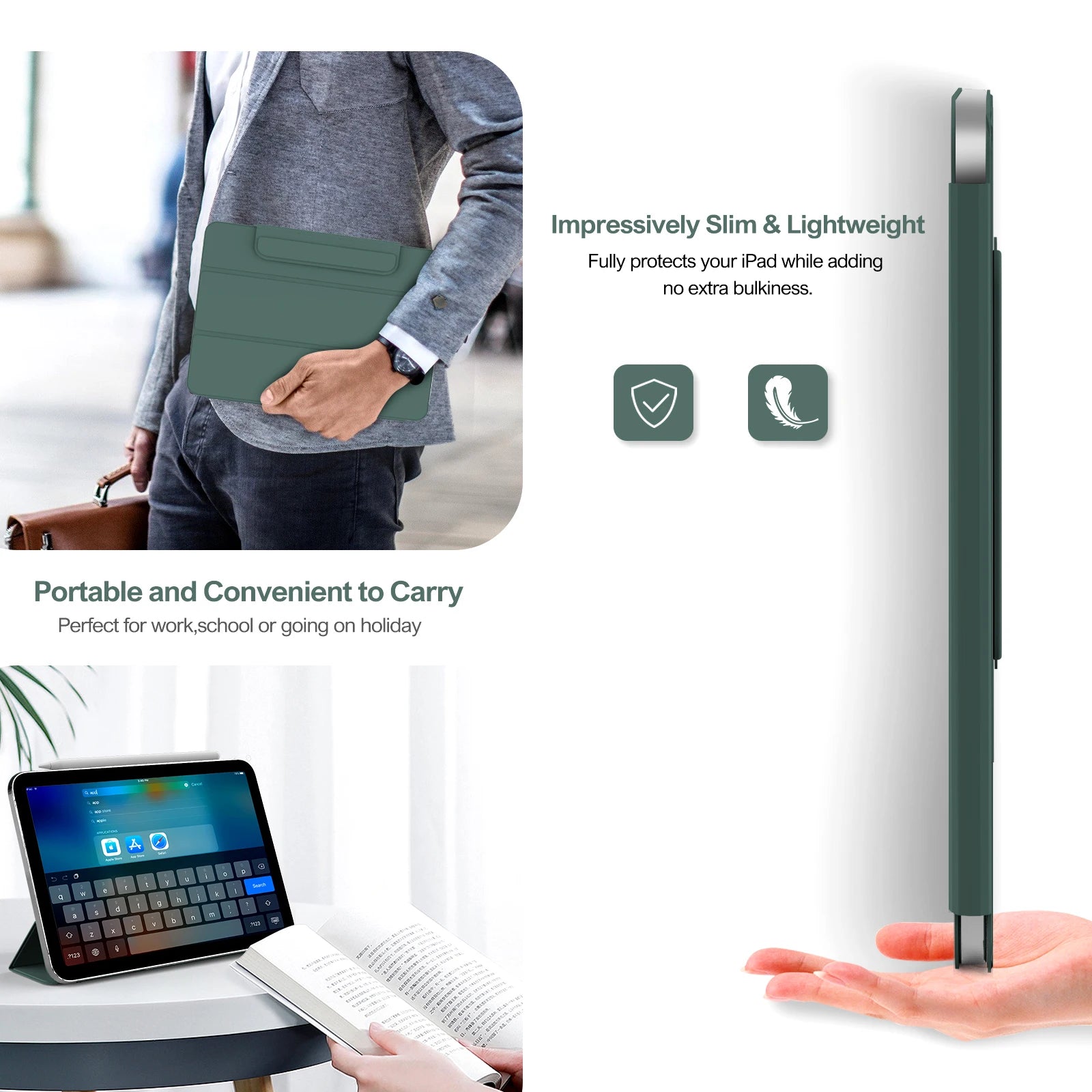 ZOYU Magnetische Hülle für iPad 2022