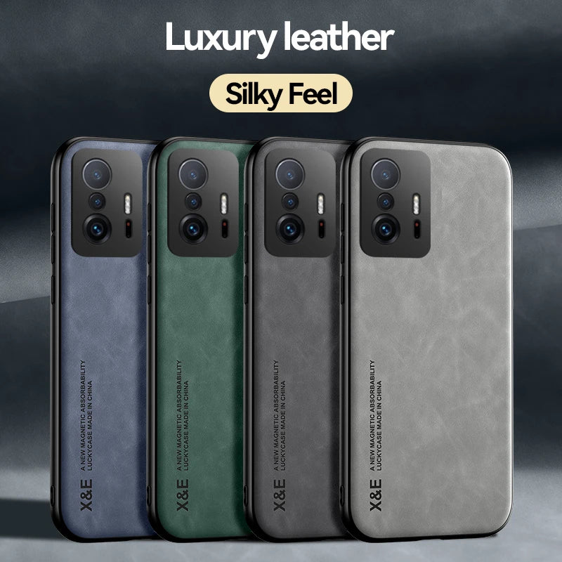 Lederhülle mit Magnet für Xiaomi 11 Lite