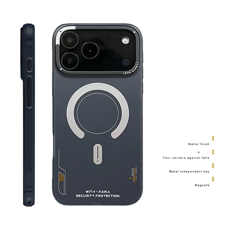 Mattierte Magnet-Hülle für iPhone 17 Pro Max
