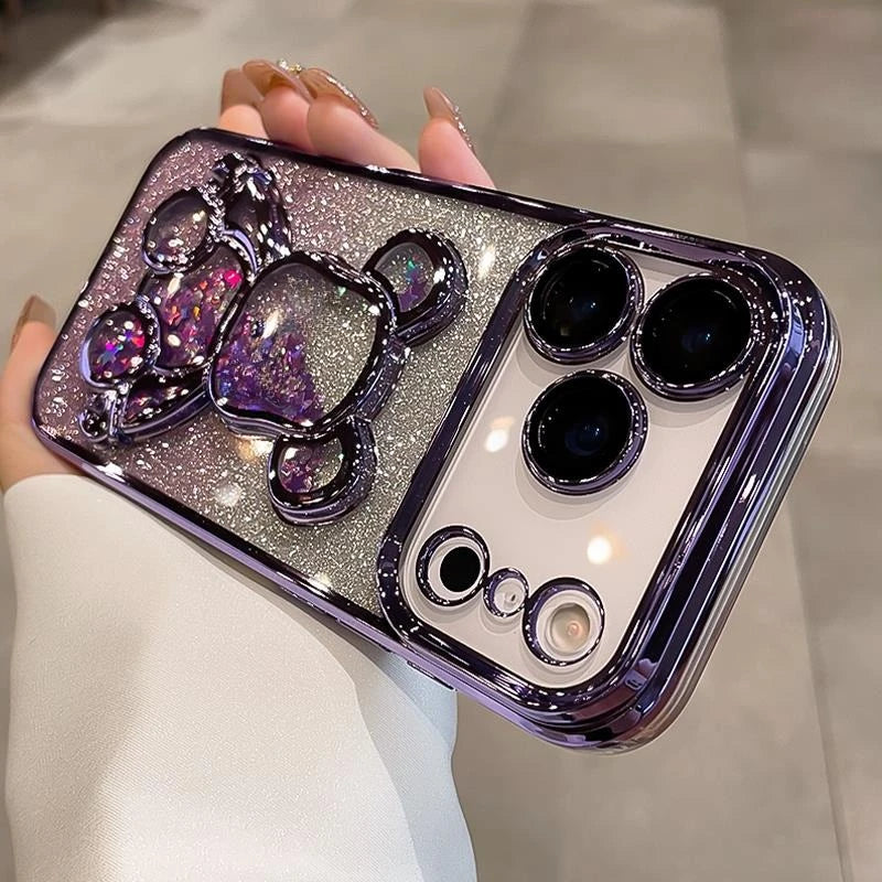 Niedliche Quicksand Bären Hülle für iPhone 17