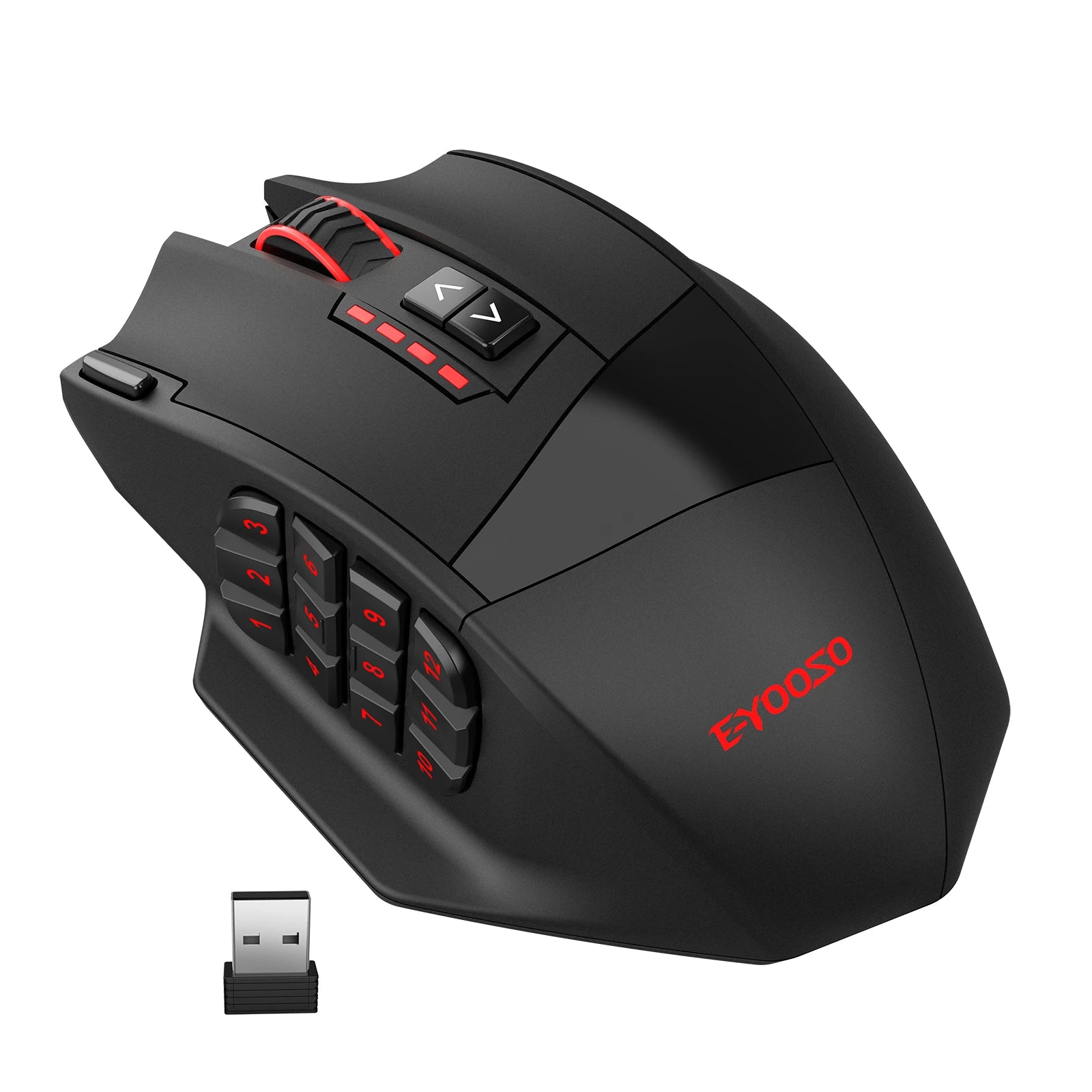 RGB Gaming Maus 16000 DPI 18 Tasten USB 2,4G Kabellos