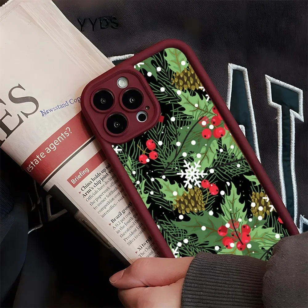 Christmas silicone case for iPhone 16 Pro Max