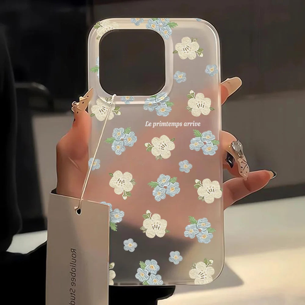 Floral phone case for iPhone 17 Pro Slim Case